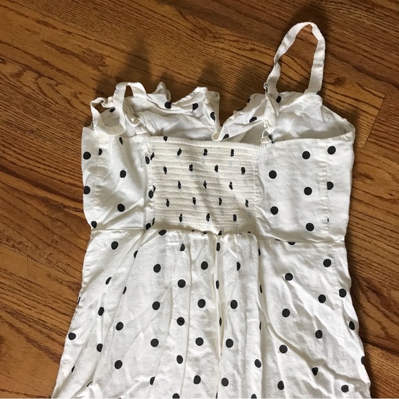 Old Navy White Polka Dot Dress - Picture 4 of 6